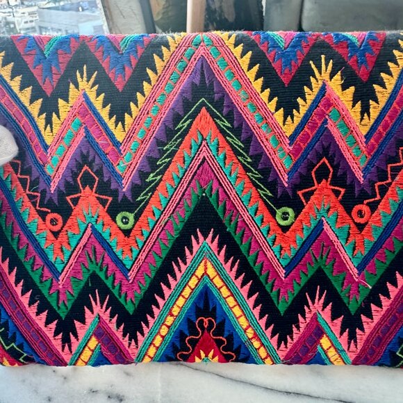 🇲🇽 - [Unmarked] : Embroidered Clutch Bag - Picture 2 of 5